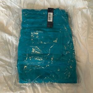 Teal Jaanuu 10 pocket cargo joggers size medium petite, brand new in package